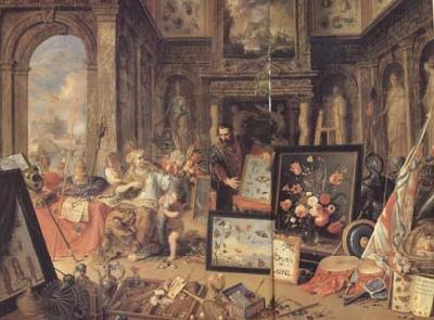 Jan Van Kessel Europe (centre panel) (mk14) china oil painting image